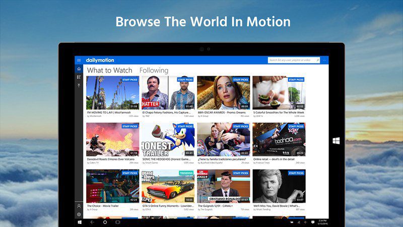 DailyMotion renueva su app en Windows 10 - SoyGeek